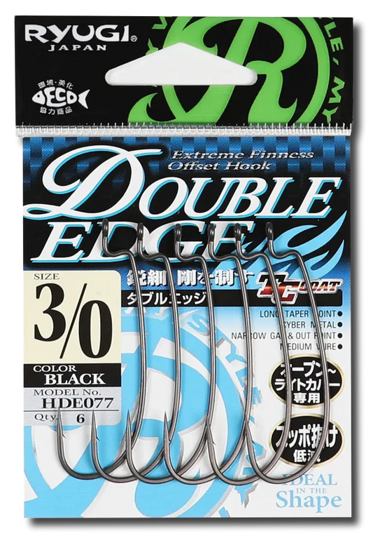 Ryugi "Double Edge" Off Set Worm Hook