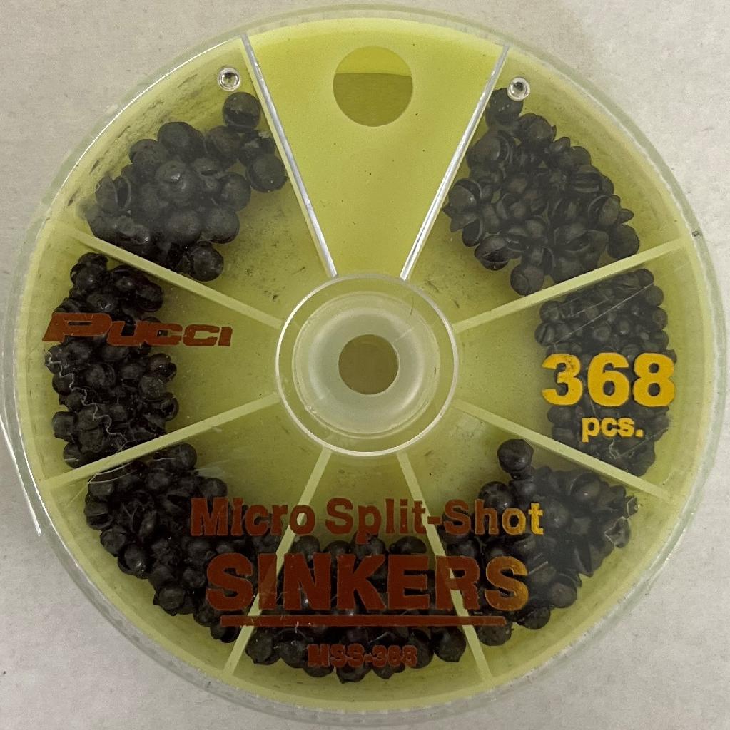Pucci Micro Split Shot Sinkers 368pcs
