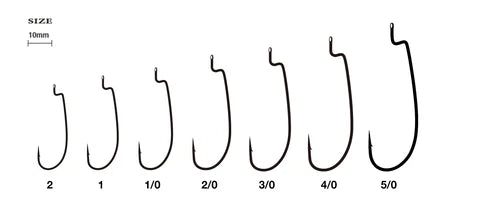 Ryugi "Double Edge" Off Set Worm Hook