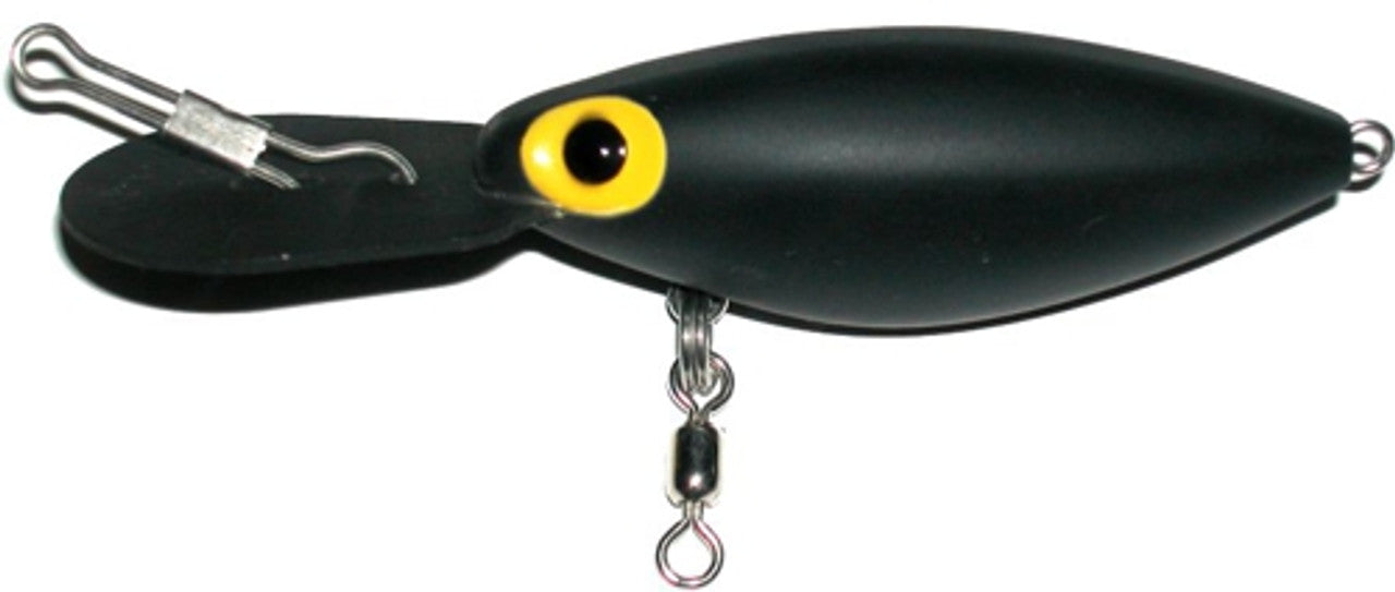 brad's fishing hooks Brad's W-BD-01 Bait Diver Trolling/Back Bouncing Plug, Flat Black – Idaho Rod And Reel