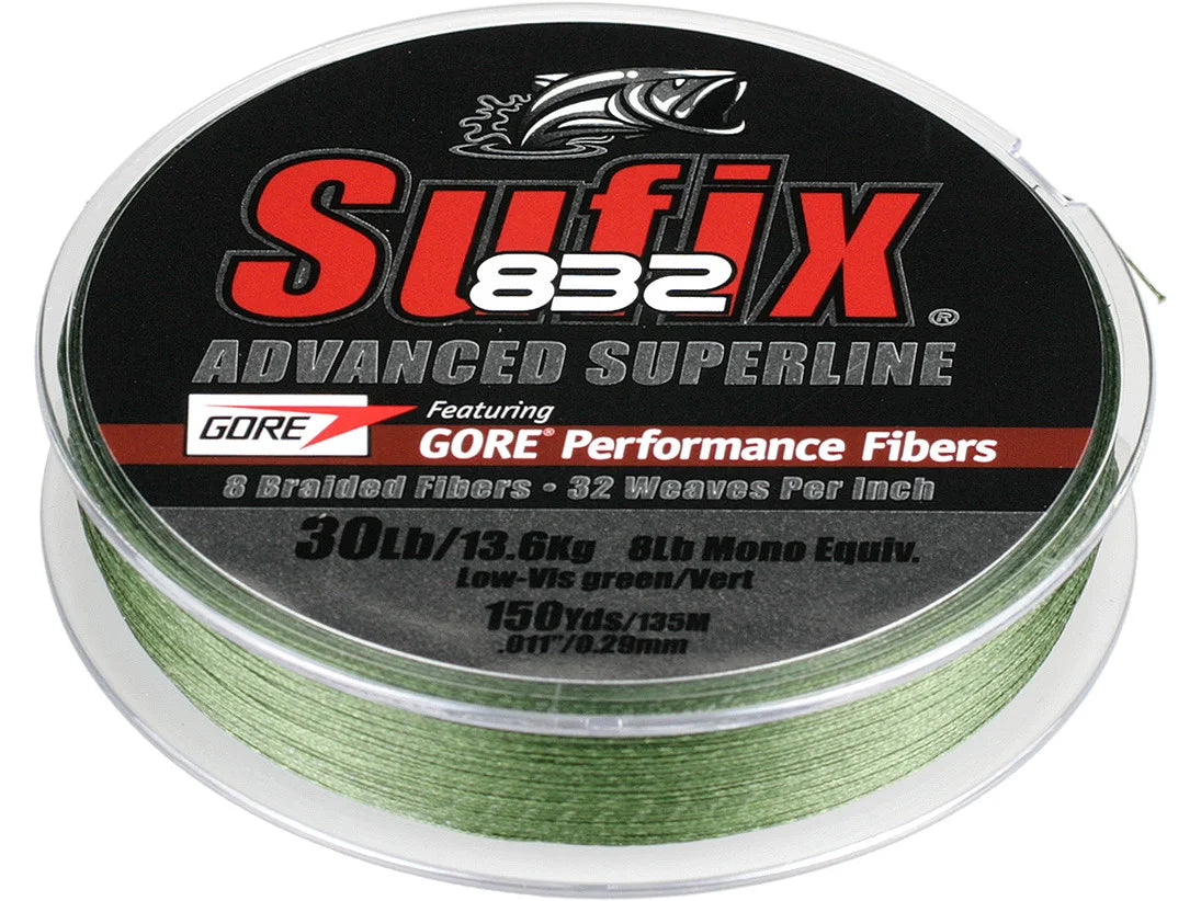 Suffix 832 Advanced Superline Braid Low Vis-Green