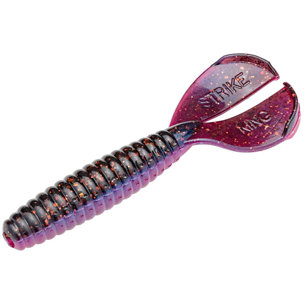 Strike King Rage Menace Grub, 3.5" 7Pk