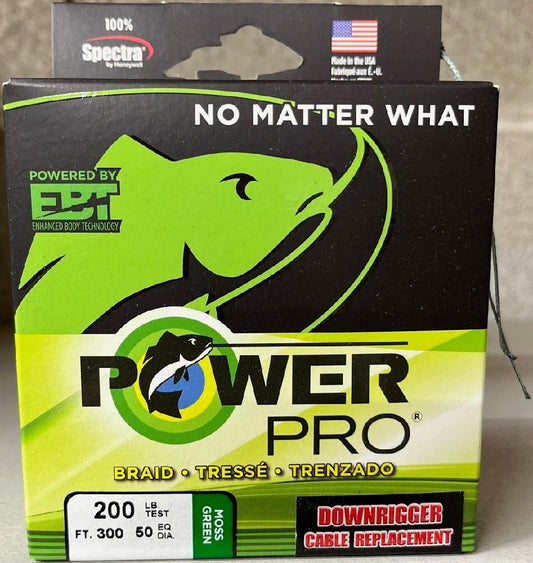 Power Pro 250lb 450ft Moss Green