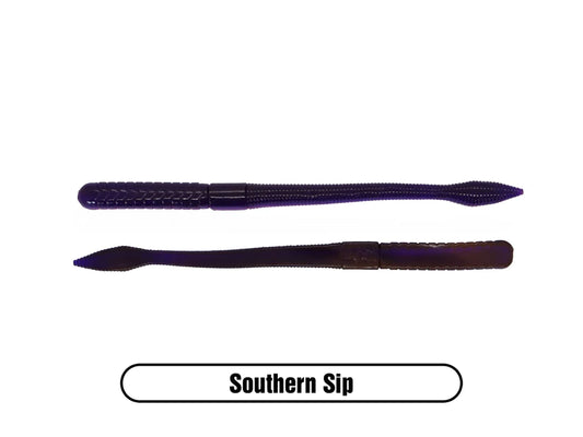 X Zone 6" MB Fat Finesse Worm, 8ea