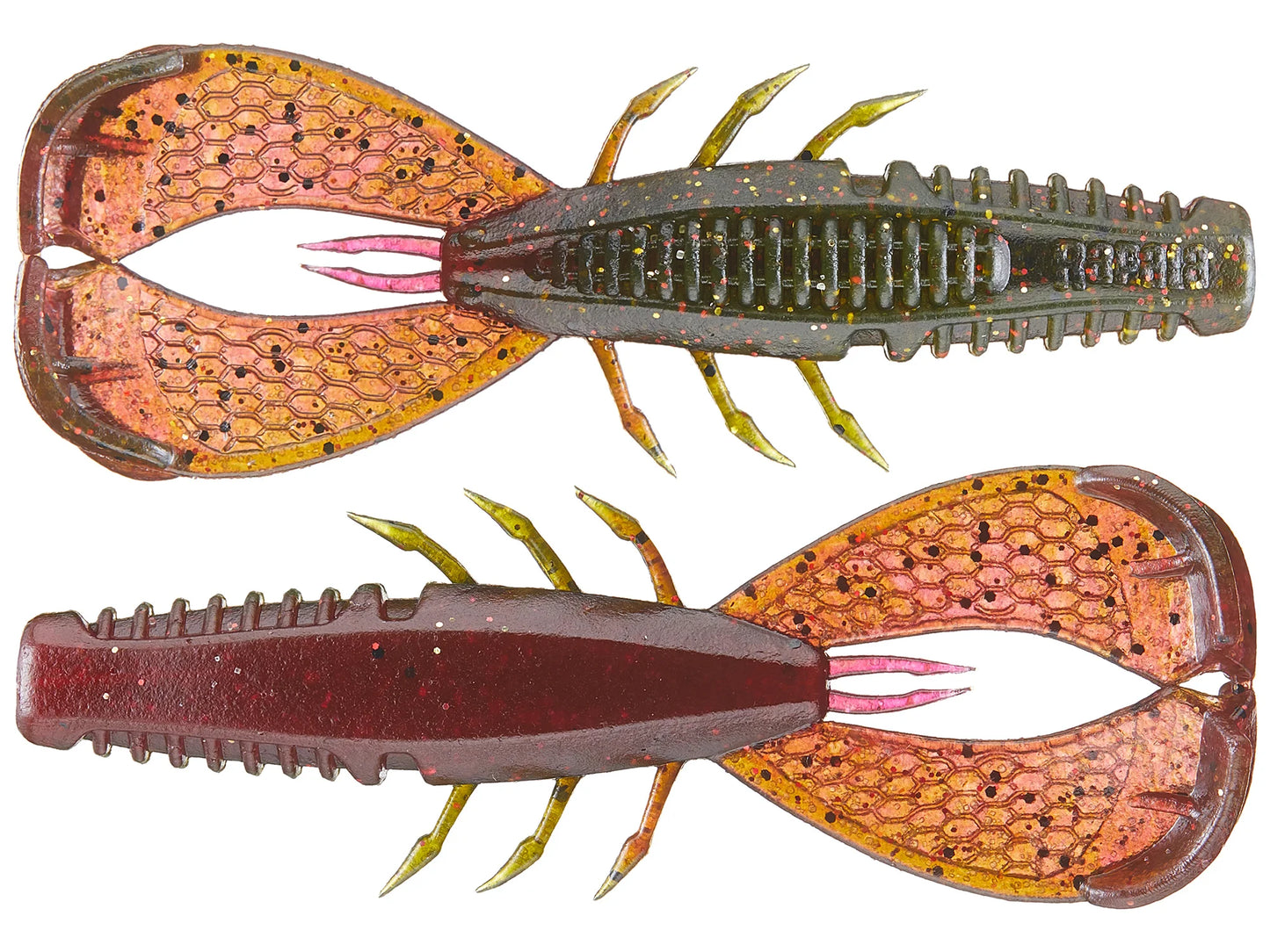 Crush City Cleanup Craw, 3.5", Salt/Scent Infused, 7pk