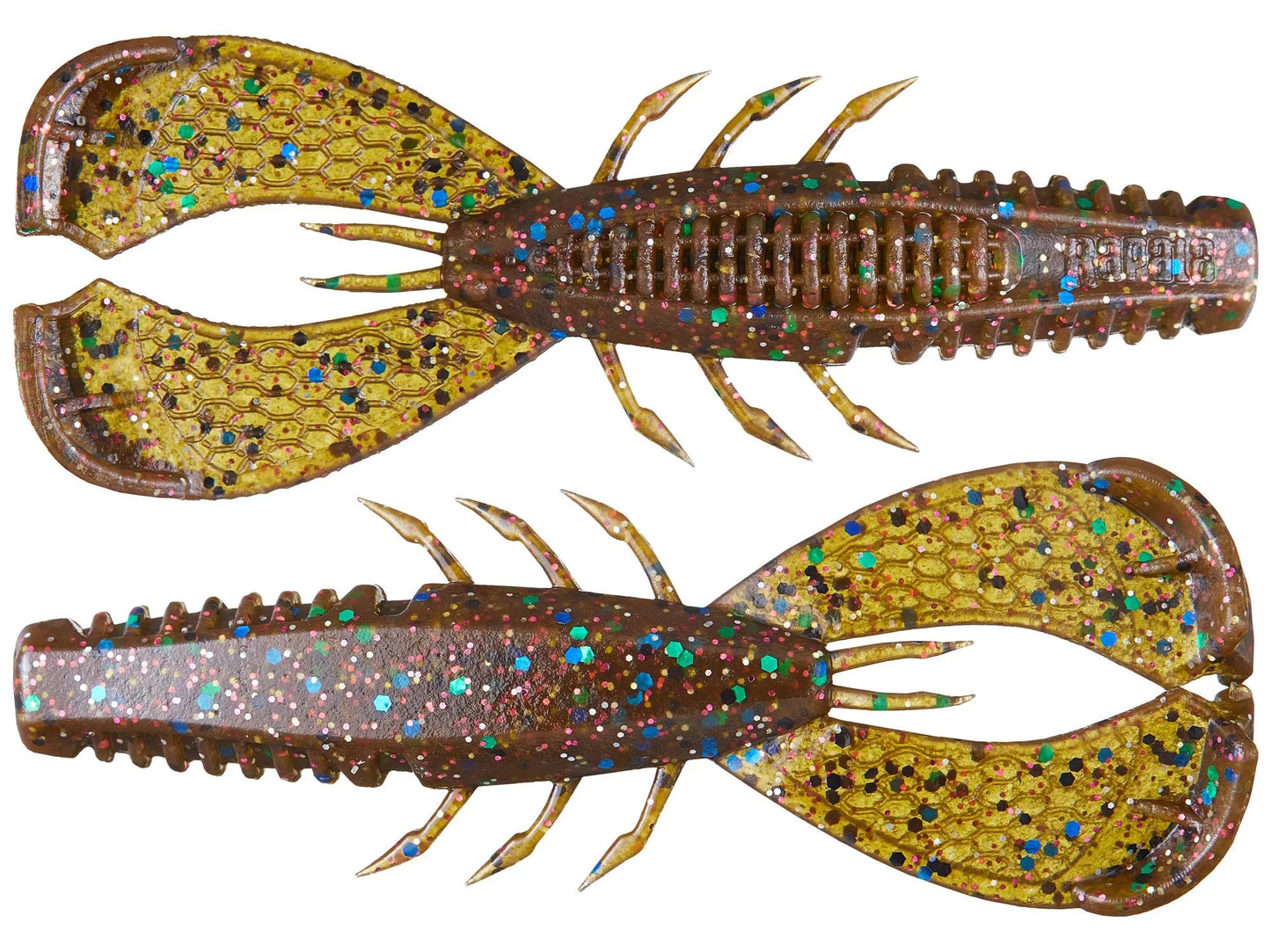 Crush City Cleanup Craw, 3.5", Salt/Scent Infused, 7pk