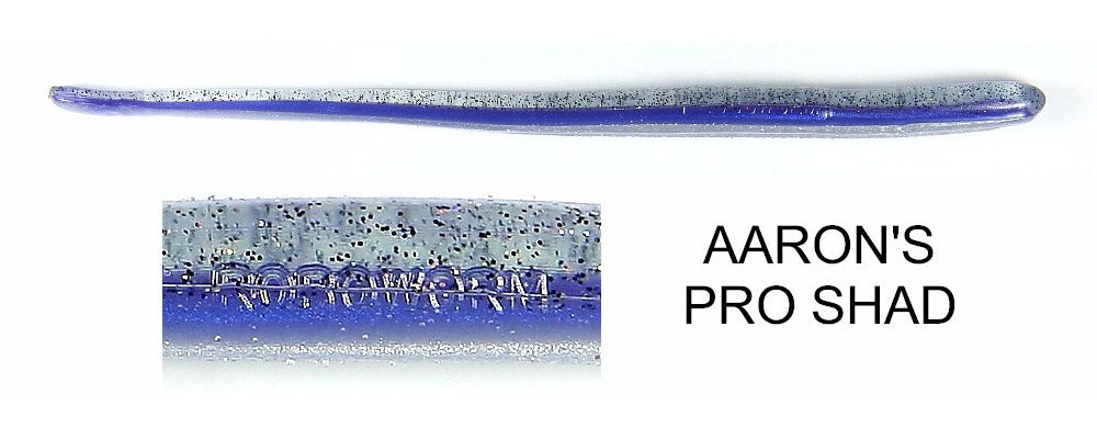 Roboworm Straight Tail Worm, 4.5", 10 Pk